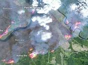 Incendios forestales Alberta (Canadá): Imágenes satélite