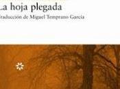 hoja plegada