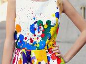 Vestido manchas pintura