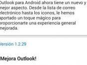 Cambios recientes Outlook para Android