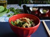 Noodles Ternera, Gambas Verduras
