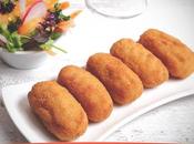 Receta Croquetas ensalada vegetales vinagreta