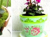 Ideas manualidades macetas barro