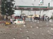 Lluvia sorprende potosinos; quedan varados Santiago