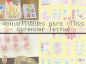 Manualidades para niños Aprender letras