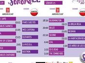 Sonora 2016, horarios