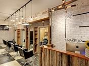 Gibson Hair Makeup Salon, antigua cochera salón belleza industrial