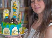 Cookie cake minions