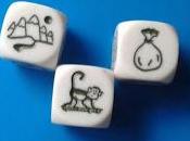 Tres monitos (reto story cubes)