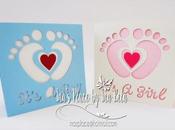 Archivo Silhouette Cameo Baby Boy/Girl Cards.