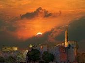 Maravillas Israel: Torre David anocheciendo.