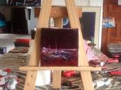 "Fishing Village ".miniatures collection.Oil spattula can...