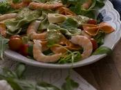 Ensalada pasta (farfalle tricolor caseros)