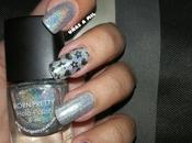 Nail corazones estrellas esmalte holográfico