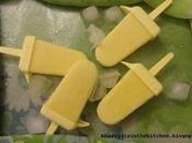 Sucettes glacées l’ananas ananas pops paletas heladas /مصاصات الاناناس المجمدة