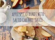 Apple Spice Bund twith Salted Caramel Sauce #BundtBakers