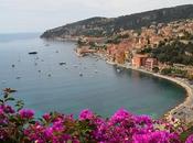 Villefranche vistas lindas sobre Mediterráneo (Sur Francia