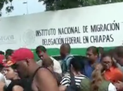 Cubanos rebelan contra abusos extorsiones oficiales migración México.