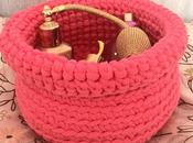 Cesto trapillo rosa