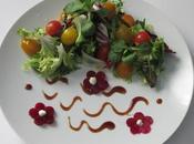 Ensalada tomates cherry colores