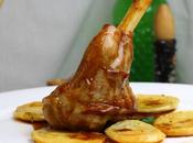 Jarrete cordero asado