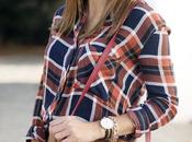 falda ante camisa cuadros