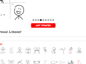 ChalkMotion, Biblioteca colaborativa imágenes simples animadas dibujadas mano