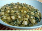 Garbanzos espinacas exprés