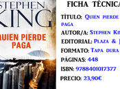 Reseña: Quien pierde paga, Stephen King