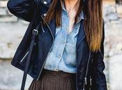 Khaki midi skirt