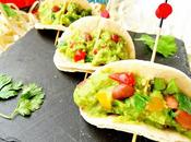 Mini wraps guacamole fríjoles