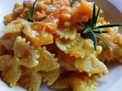 Pasta calabaza panceta mariposas Farfalle zucca pancetta