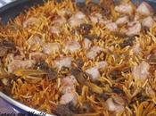 Fideuá setas butifarra