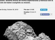 Podcast radio: final sonda Rosetta