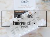 Probando ampoules concentrates babor.