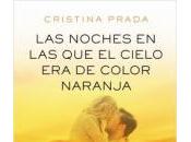 noches cielo color naranja Cristina Prada
