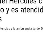 padre portero Hércules cadete salvado aficionados, describe cruda realidad sanitaria ejemplo "negocio" local