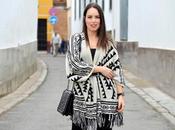 Outfit Ethnic poncho