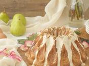 Pear, pecan coffee bundt cake #BundtBakers