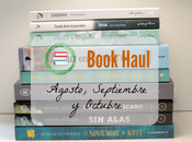 Book Haul agosto, septiembre octubre 2016