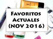 Favoritos actuales (Noviembre 2016)