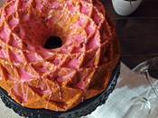 Bundt cake Cava rosa frambuesas