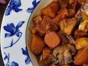 Goulash vegano castañas