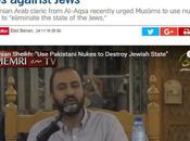 demencial mensaje odio anti sionista: clérigo Aqsa insta usar armas nucleares contra Israel.