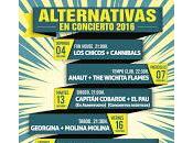 Alternativas concierto 2016, cartel completo