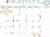 Imprimible: Calendario Diciembre 2016