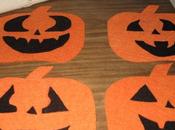 Calabazas halloween fieltro