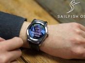 Jolla muestra reloj funcionando Sailfish