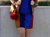 Falda color block