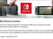 Nintendo está enviando invitaciones para disfrutar antes Switch través